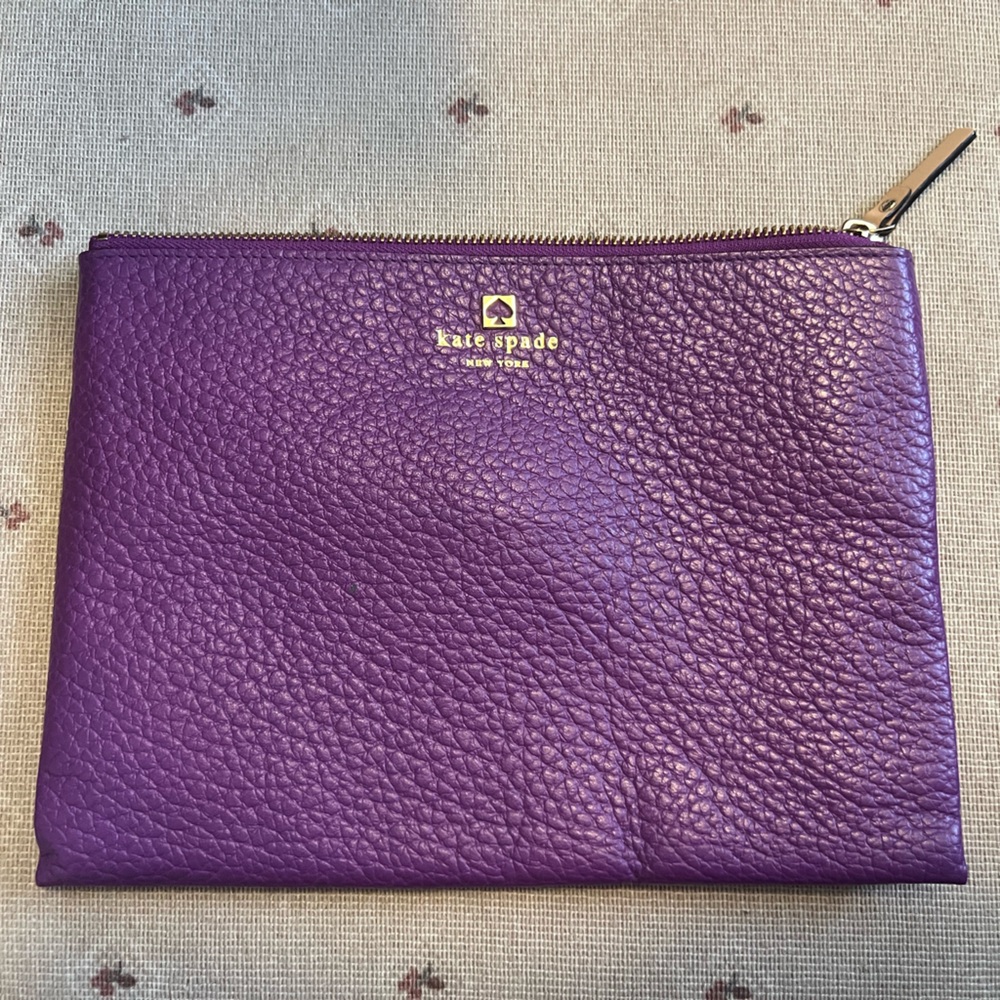 Kate Spade purple pouch